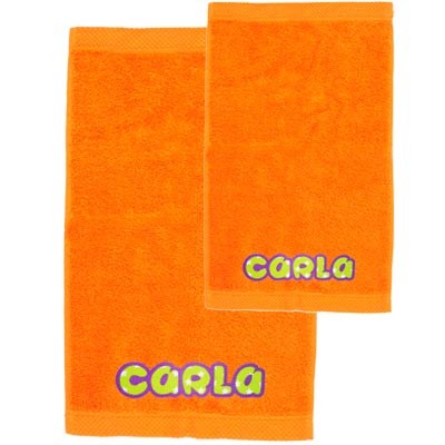 Pack toallas personalizadas naranja