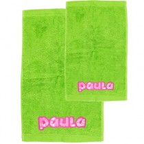 Pack toallas personalizadas verde