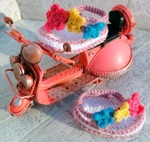 Sandalias de ganchillo para bebé